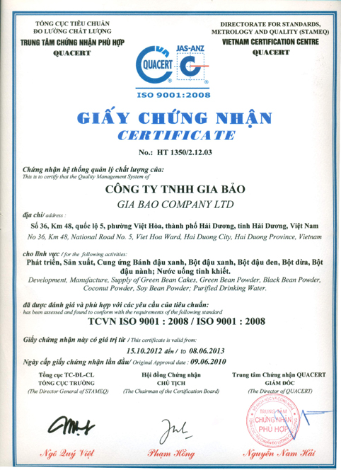 gcn iso9001 2008